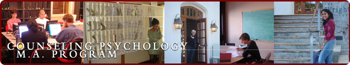 Master of Arts (M.A.) in Counseling Psychology Master of Arts (M.A.) in Counseling Psychology